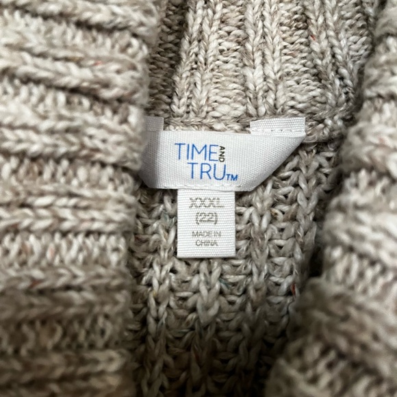 NWOT time and tru sweater size 22 - Picture 2 of 3